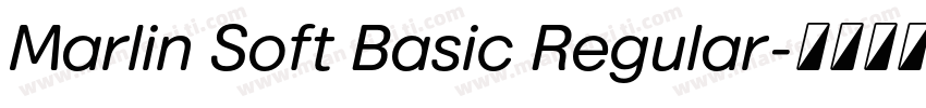 Marlin Soft Basic Regular字体转换